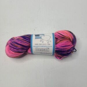 Pagewood Farm Yarn Razzleberry Sock Superwash Merino Nylon Pink Purple 450 Yd